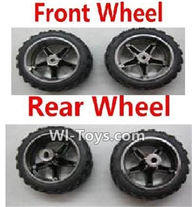 Wltoys L939 Parts-Front Wheel(2pcs) & Rear Wheel(2pcs),Wltoys L939 Mini rc car Parts,1/24 rc car and rc racing car Parts